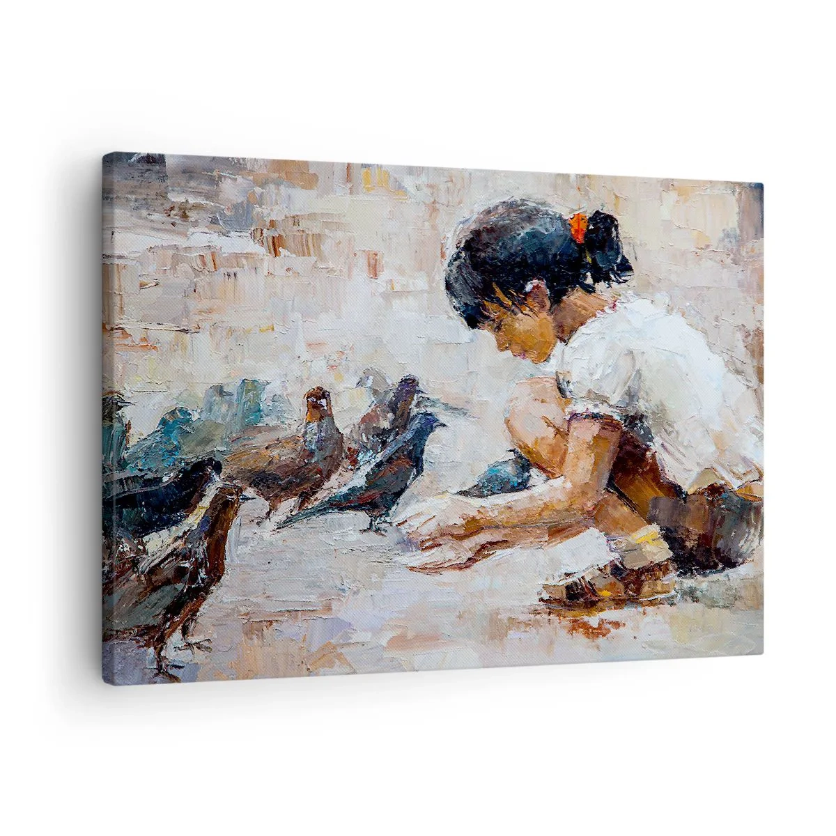 Bild auf Leinwand - Leinwandbild - Die Kleinen und die Schönsten - 70x50 cm