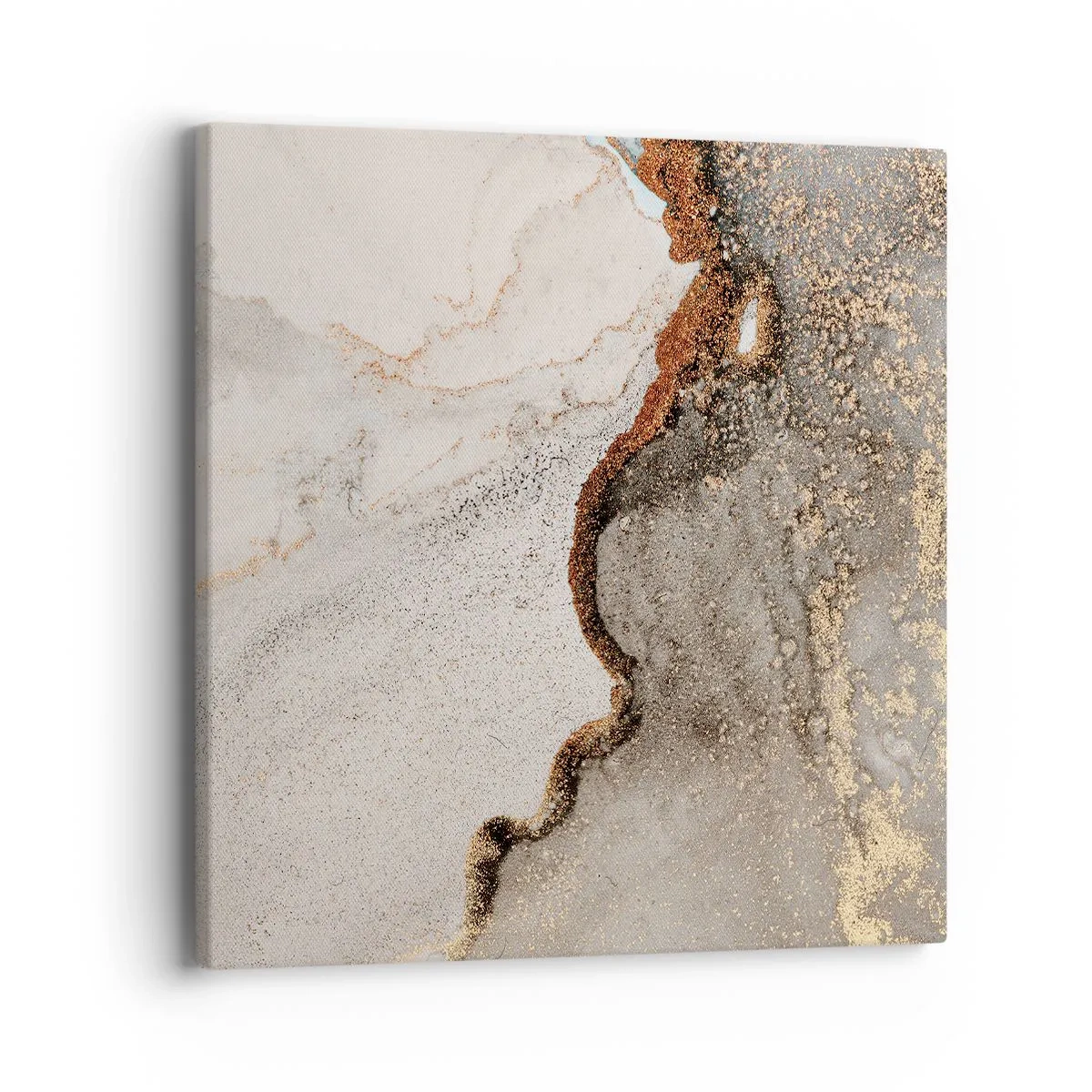 Bild auf Leinwand - Leinwandbild - An der Grenze der Farben - 40x40 cm