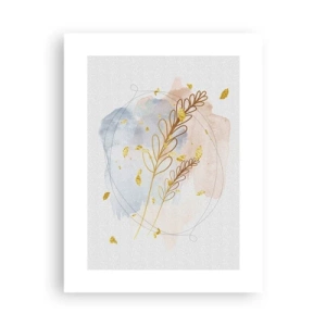 Poster - Goldenr Hauch - 30x40 cm