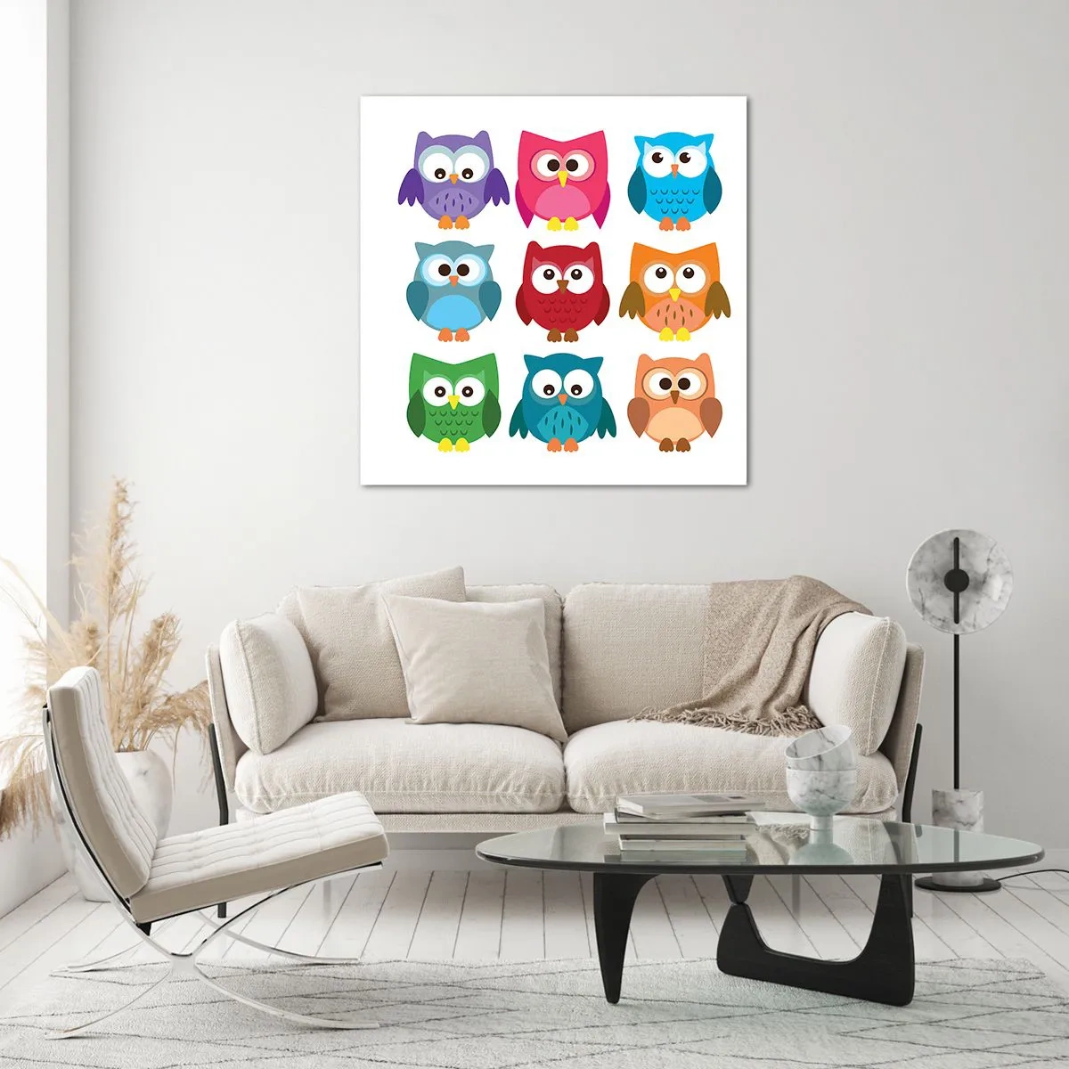 Glasbild - Bild auf glas - Es macht Spaß, anders zu sein - 30x30 cm