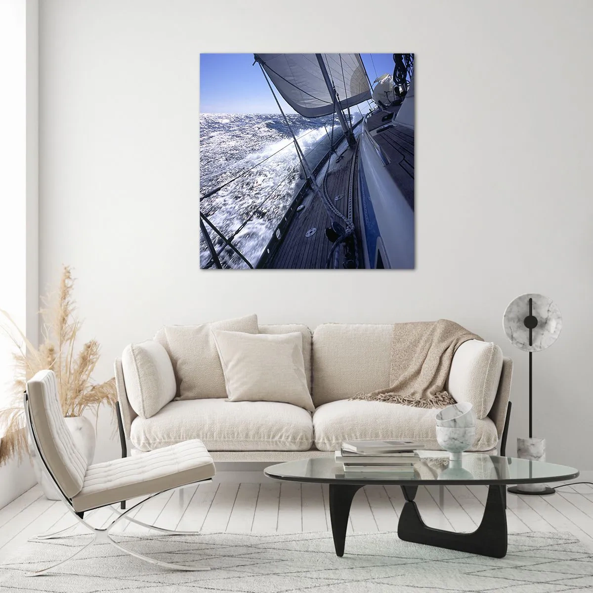 Glasbild - Bild auf glas - Ich weiß was es heißt ein Vogel zu sein - 50x50 cm