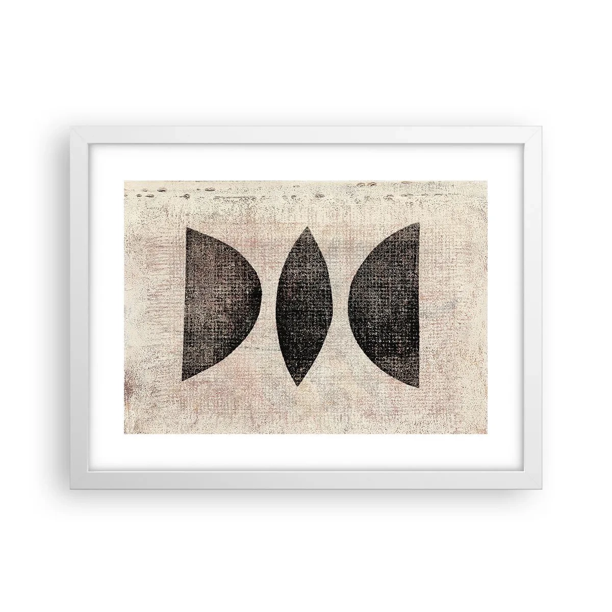 Poster in einem weißen Rahmen - Ethnische Abstraktion - 40x30 cm