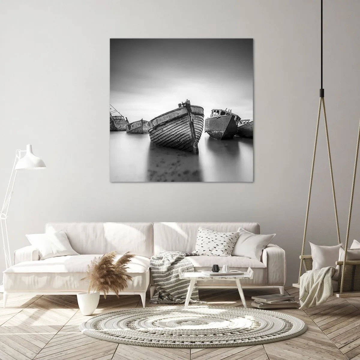 Bild auf Leinwand - Leinwandbild - Nur Erinnerungen ... - 70x70 cm