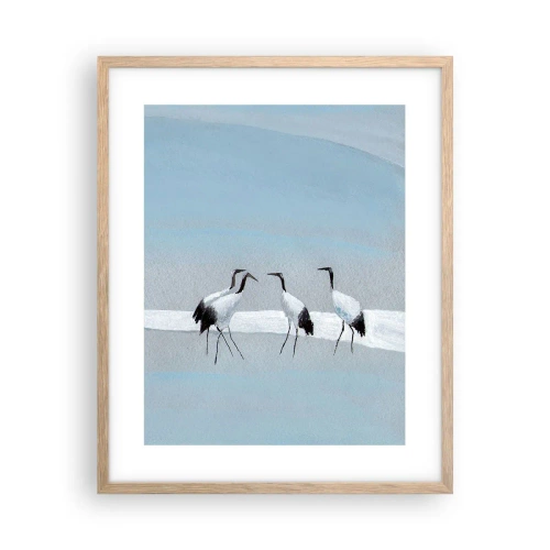 Poster in einem Rahmen aus heller Eiche - Nach einem heißen Tag - 40x50 cm