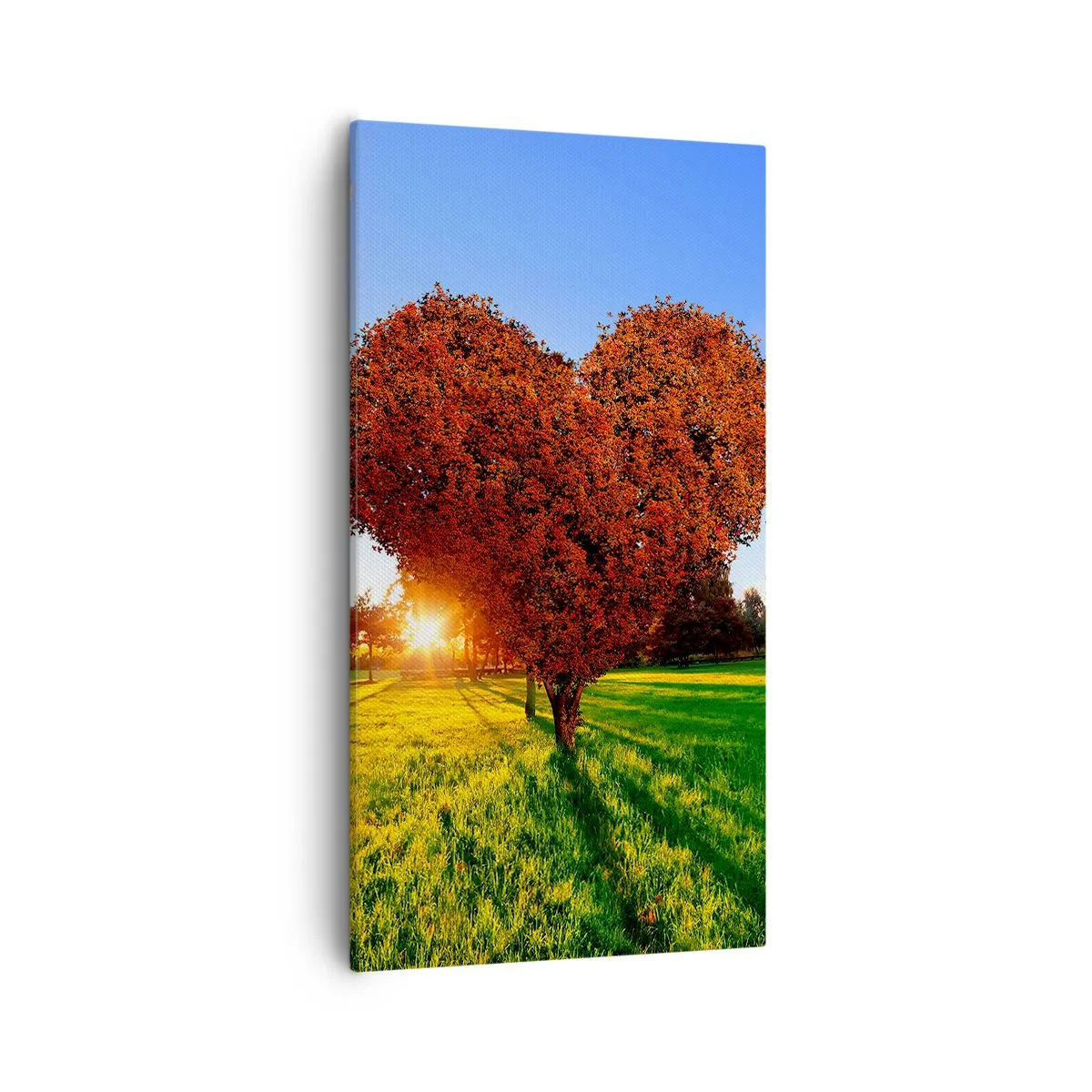 Bild auf Leinwand - Leinwandbild - Und wie man den Herbst nicht liebt - 55x100 cm