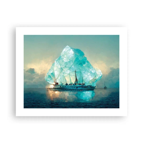 Poster - Arktischer Diamant - 50x40 cm
