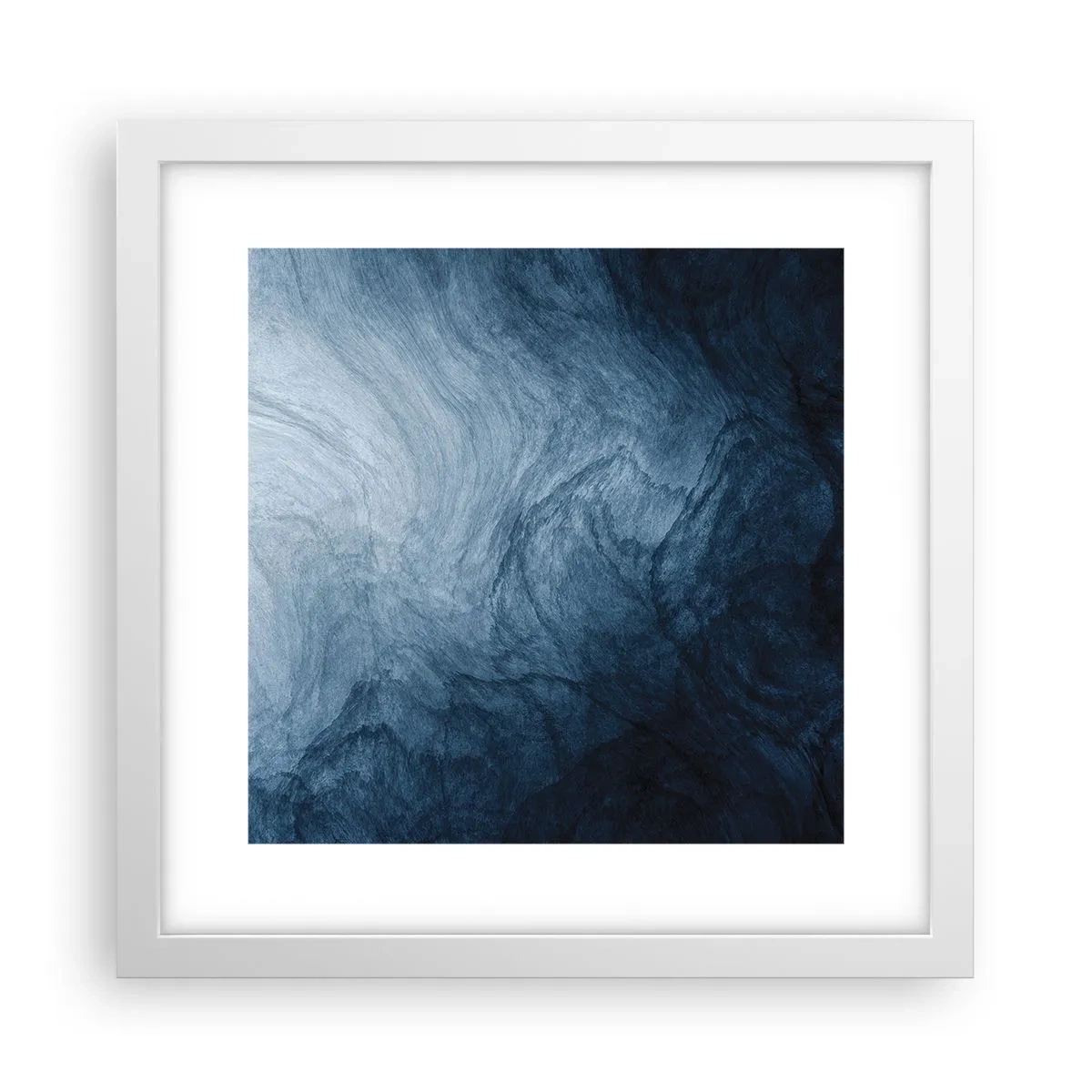 Poster in einem weißen Rahmen - Greifen Sie tief - 30x30 cm