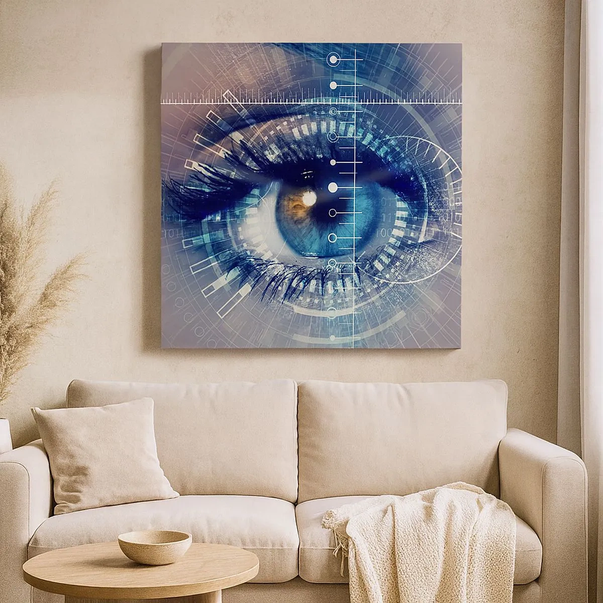 Bild auf Leinwand - Leinwandbild - Du denkst du kennst mich - 30x30 cm