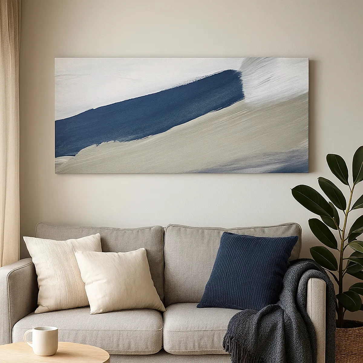 Bild auf Leinwand - Leinwandbild - Begegnung mit dem Weißsein - 30x30 cm