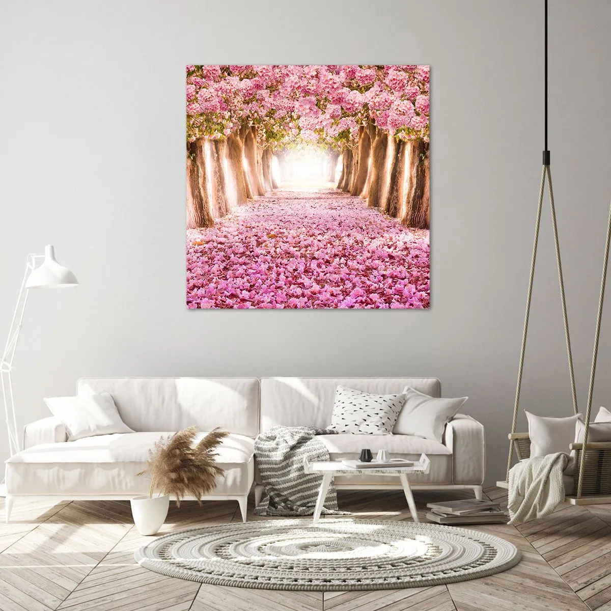 Bild auf Leinwand - Leinwandbild - Der Weg ins Paradies - 30x30 cm