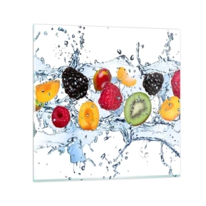 Glasbild - Bild auf glas - Viel Spaß mit uns - 40x40 cm