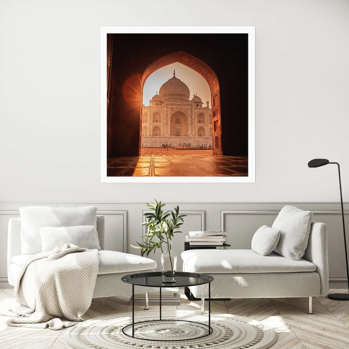 Poster - Denkmal der überirdischen Liebe - 40x40 cm