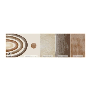 Fototapeten Muster Premium Sand - In einer weit entfernten Galaxie - Abstraktion, Stück, Design - 100x30 cm