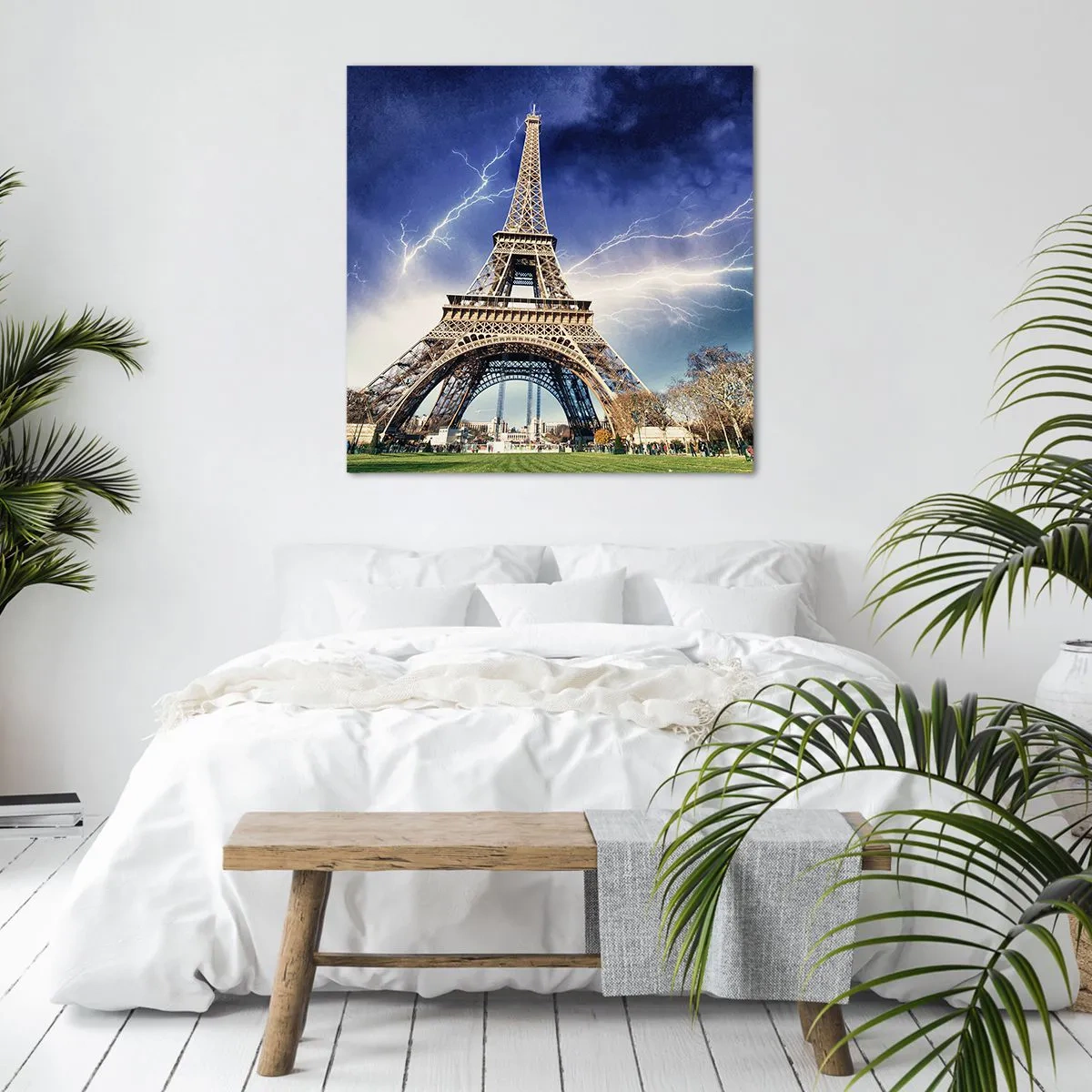 Bild auf Leinwand - Leinwandbild - Herrscherin der Stürme - 50x50 cm