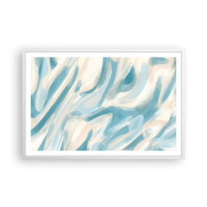 Poster in einem weißen Rahmen - Frühlingsbrisen - 91x61 cm