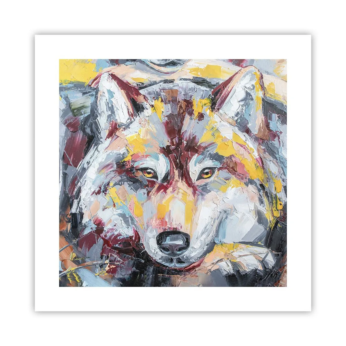 Poster - Seelenfrieden unter den Lieben - 40x40 cm