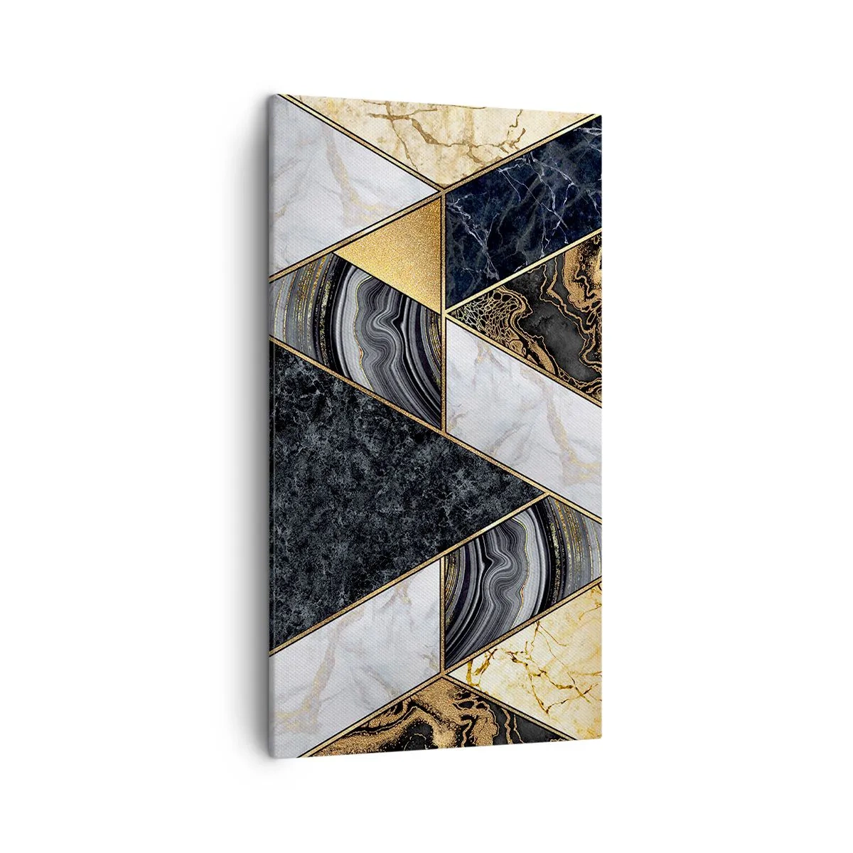 Bild auf Leinwand - Leinwandbild - Stein um Stein - 45x80 cm