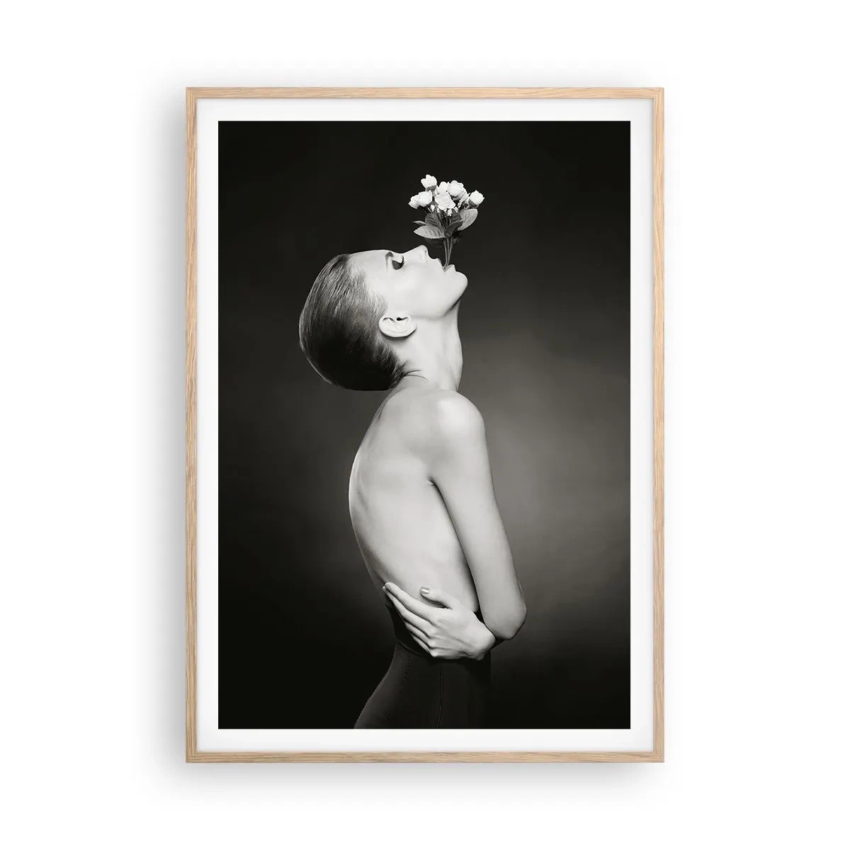 Poster in einem Rahmen aus heller Eiche - Exzentrische Eleganz - 70x100 cm