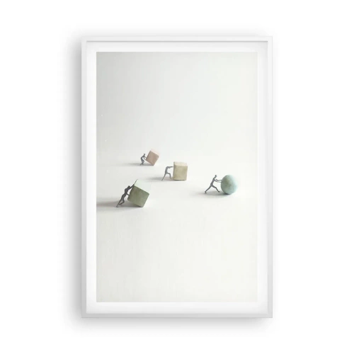 Poster in einem weißen Rahmen - Pures Leben - 61x91 cm