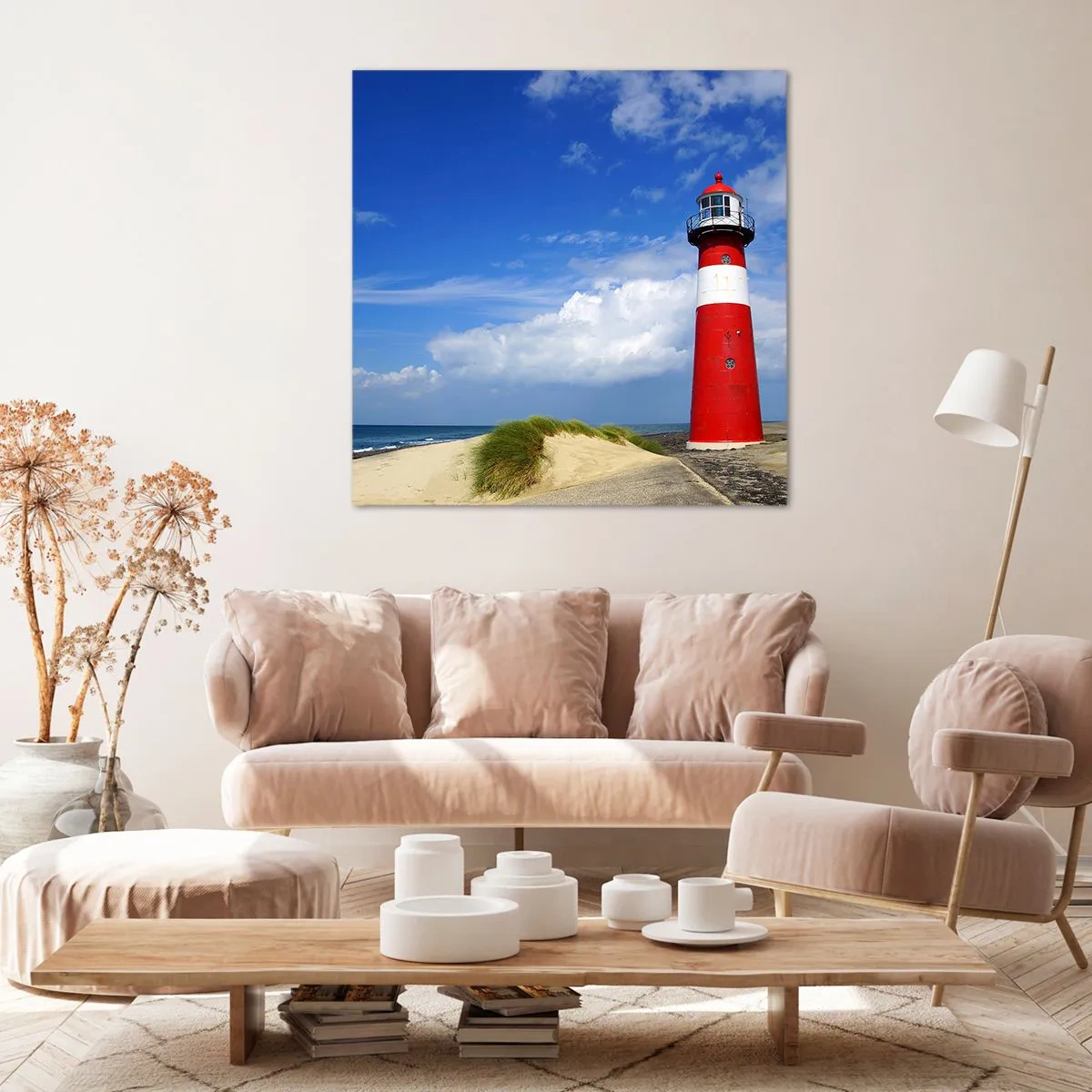 Bild auf Leinwand - Leinwandbild - Traum Einsamkeit - 70x70 cm