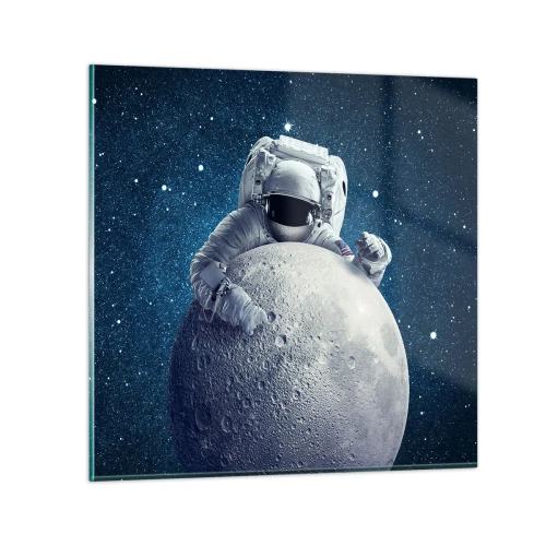 Glasbild - Bild auf glas - Weltraumjoker - 30x30 cm