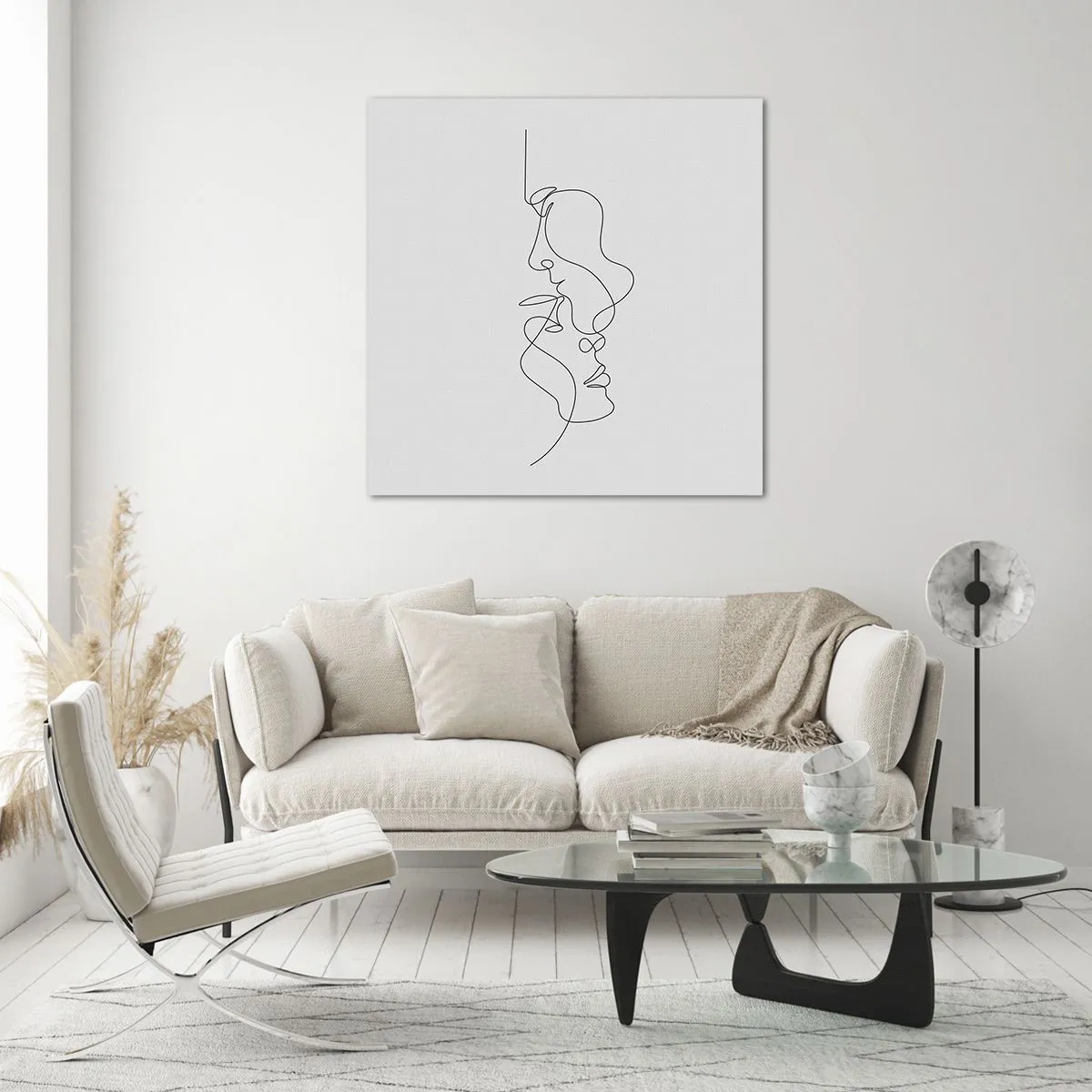 Glasbild - Bild auf glas - Die Hitze bitterer Begierden - 50x50 cm