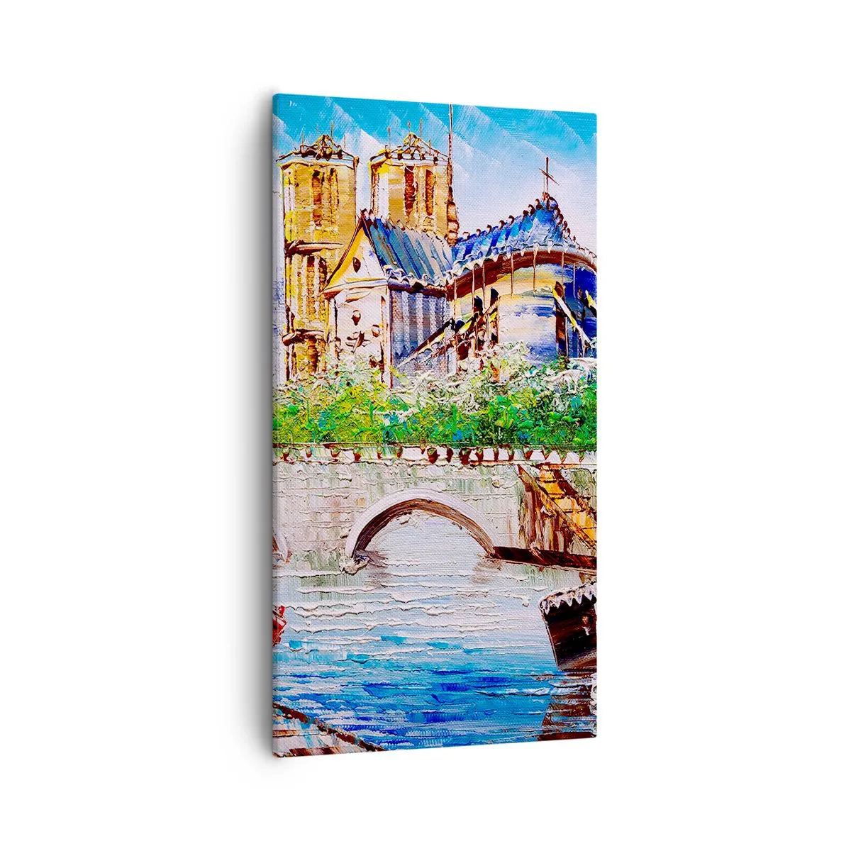 Bild auf Leinwand - Leinwandbild - Ihre Zeit vergeht nie - 55x100 cm