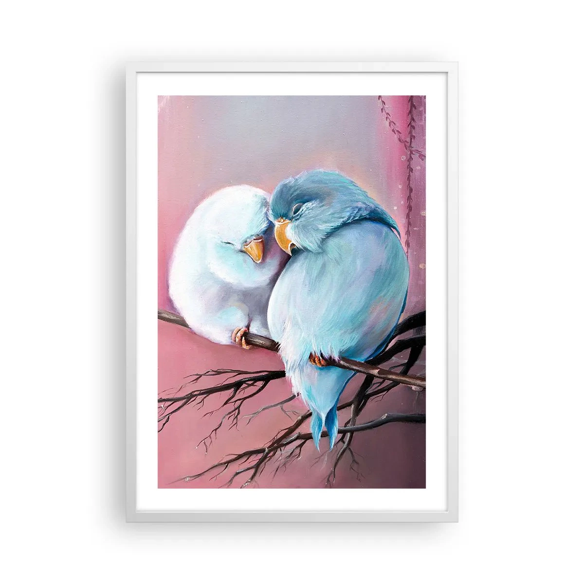 Poster in einem weißen Rahmen - Was kann ich hier hinzufügen? ... - 50x70 cm