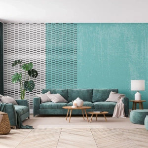 Maßgeschneiderte Fototapete Premium Canvas - Eine ausgewogene Komposition - Abstraktion, Grafik, Stück