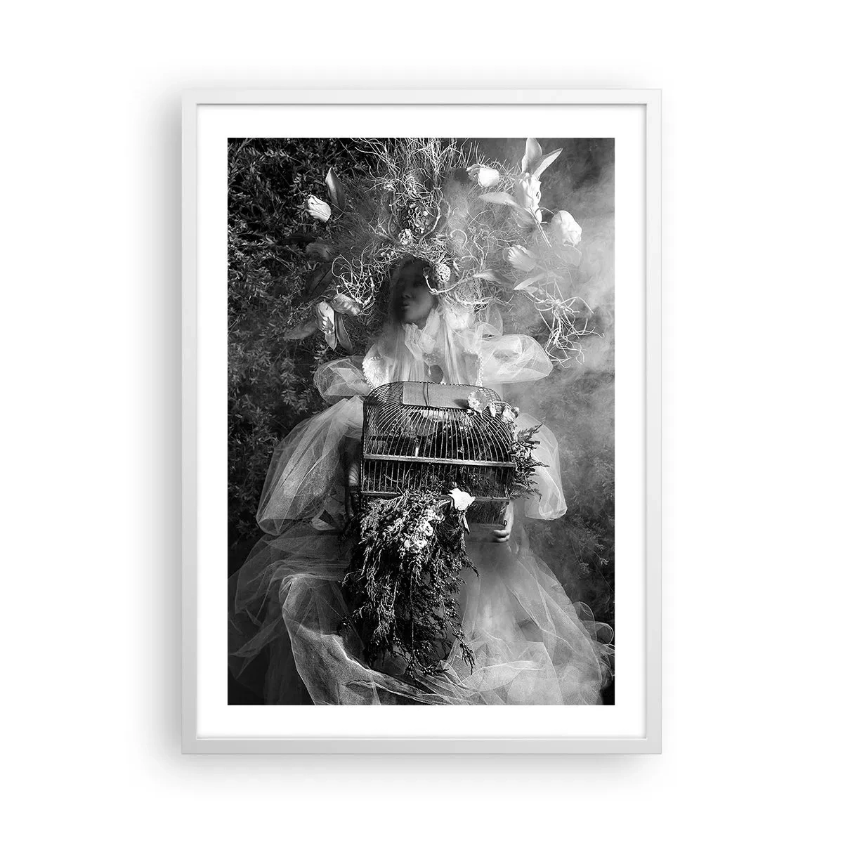 Poster in einem weißen Rahmen - Mutter selbst - Natur - 50x70 cm
