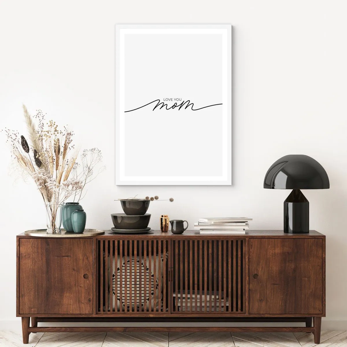 Poster in einem weißen Rahmen - Große Emotionen - 30x40 cm