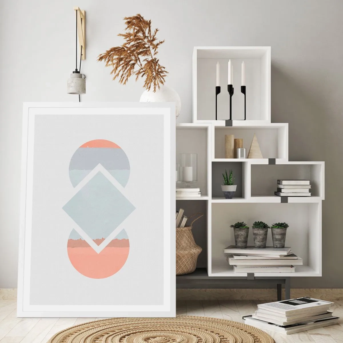 Poster in einem weißen Rahmen - Die Situation ist klar - 30x40 cm