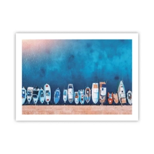 Poster - In einer Reihe - 70x50 cm