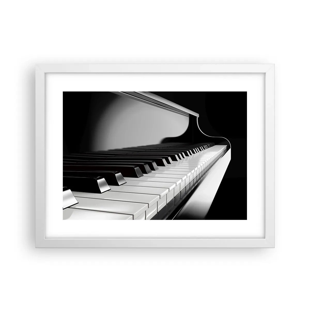 Poster in einem weißen Rahmen - Harmonie von Formen und Farben - 40x30 cm