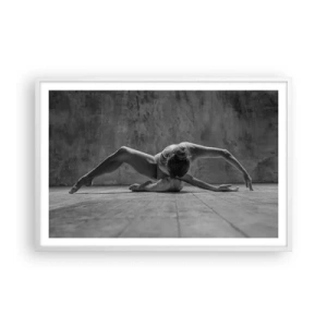 Poster in einem weißen Rahmen - Symmetrie gefunden - 91x61 cm