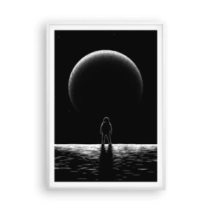 Poster in einem weißen Rahmen - Angesicht zu Angesicht - 70x100 cm