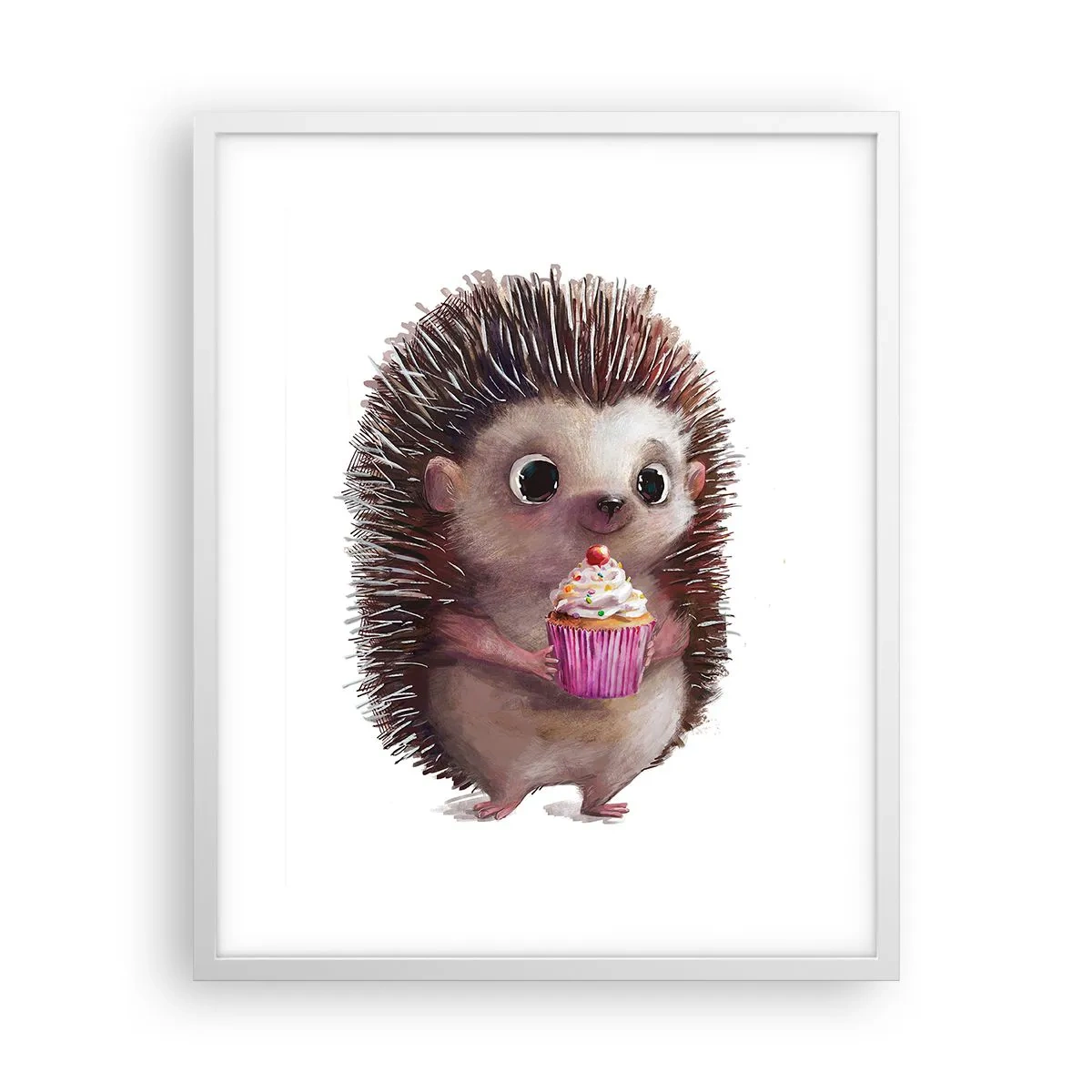 Poster in einem weißen Rahmen - Der Feiertag ist jeden Tag - 40x50 cm