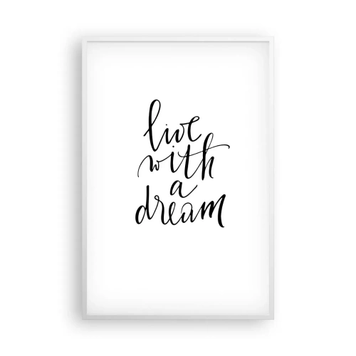 Poster in einem weißen Rahmen - Na sicher - 61x91 cm