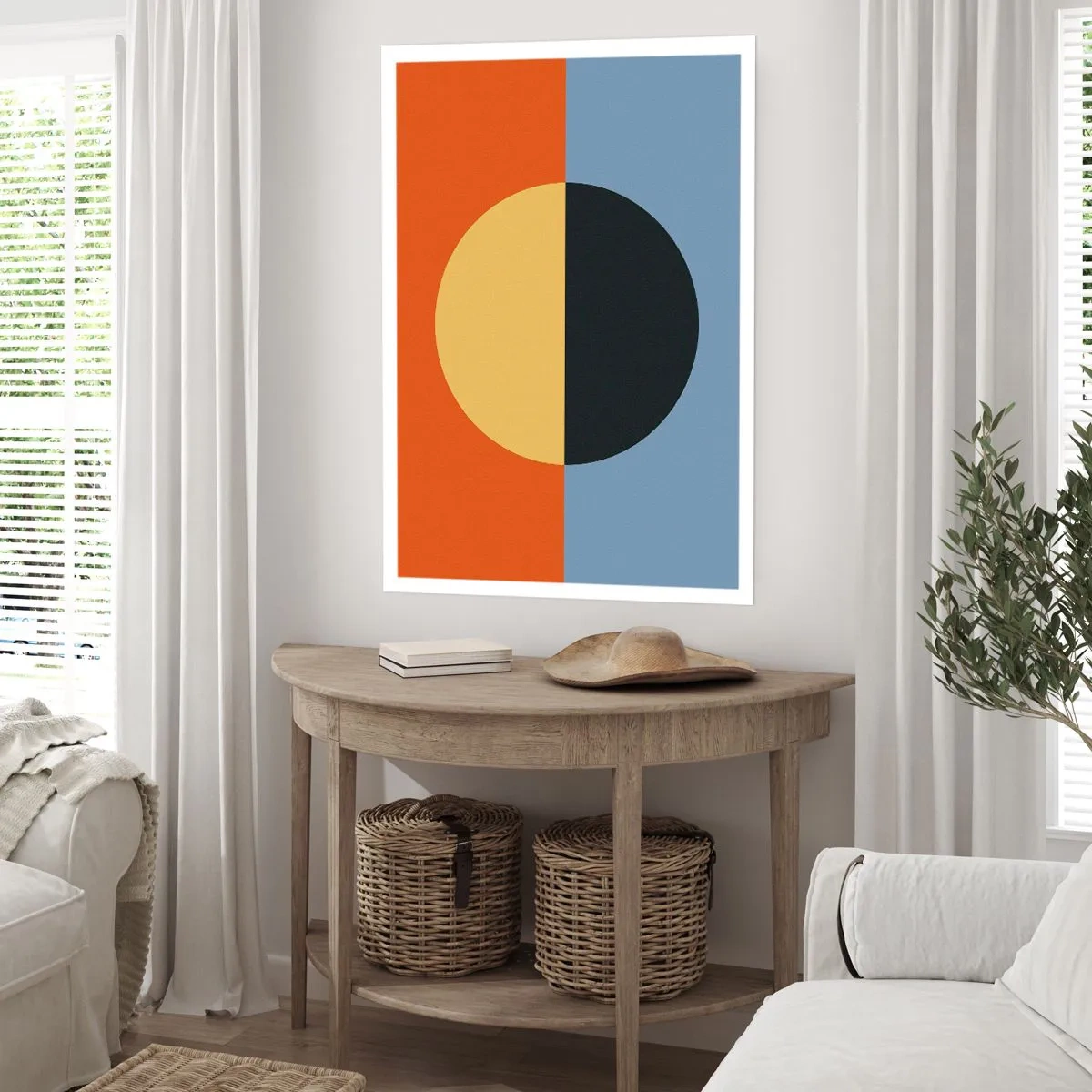 Poster - Eine Komposition aus Wärme und Kühle - 40x50 cm