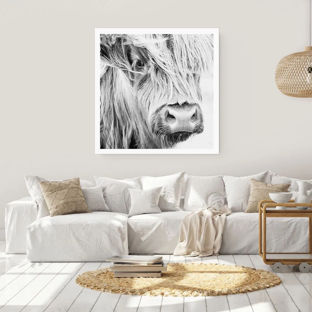 Poster - Schottische Wildheit - 40x40 cm