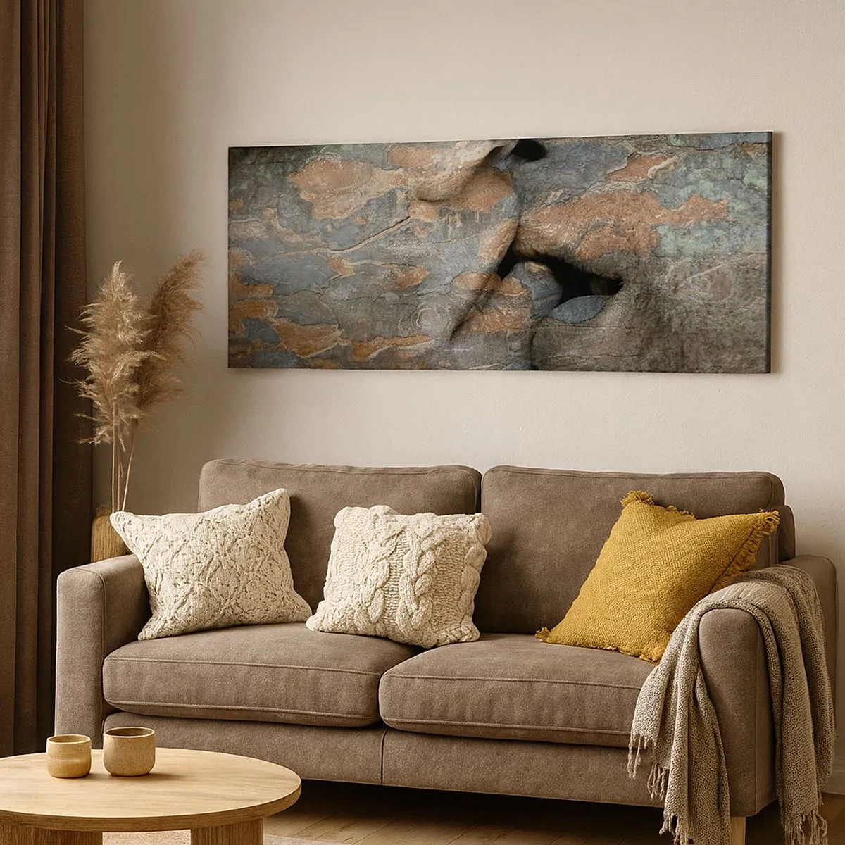 Bild auf Leinwand - Leinwandbild - Für immer zusammen - 100x40 cm