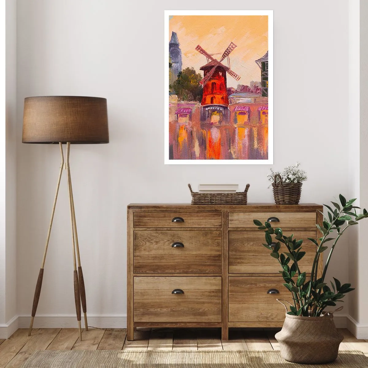 Poster - Pariser Ikonen – Moulin Rouge - 40x50 cm