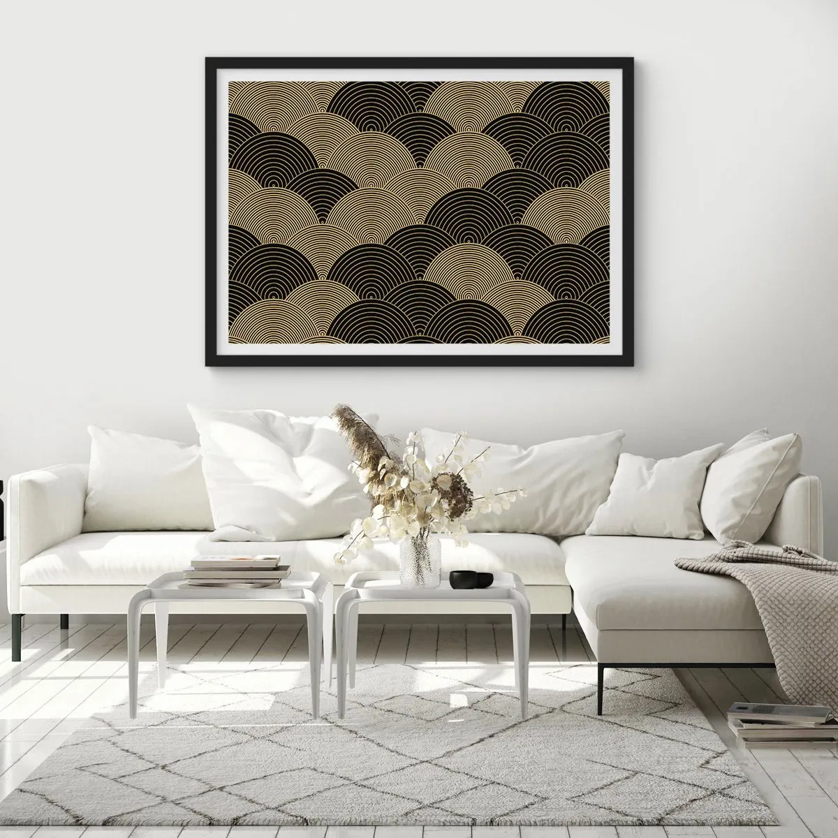 Poster in einem schwarzem Rahmen - Einheit in der Vielfalt - 40x30 cm