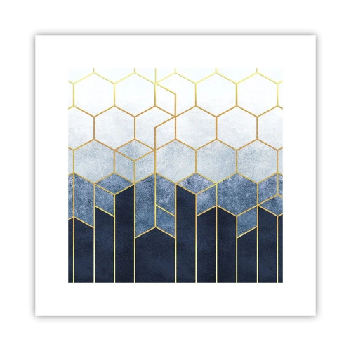 Poster - Komposition im synkopischen Rhythmus - 30x30 cm