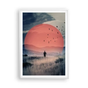 Poster in einem weißen Rahmen - In eigenen Elementen - 70x100 cm