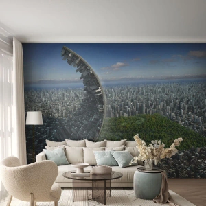 Fototapete Premium Canvas - Die Natur ist ewig - Abstraktion, Die Architektur, Design - 200x140 cm