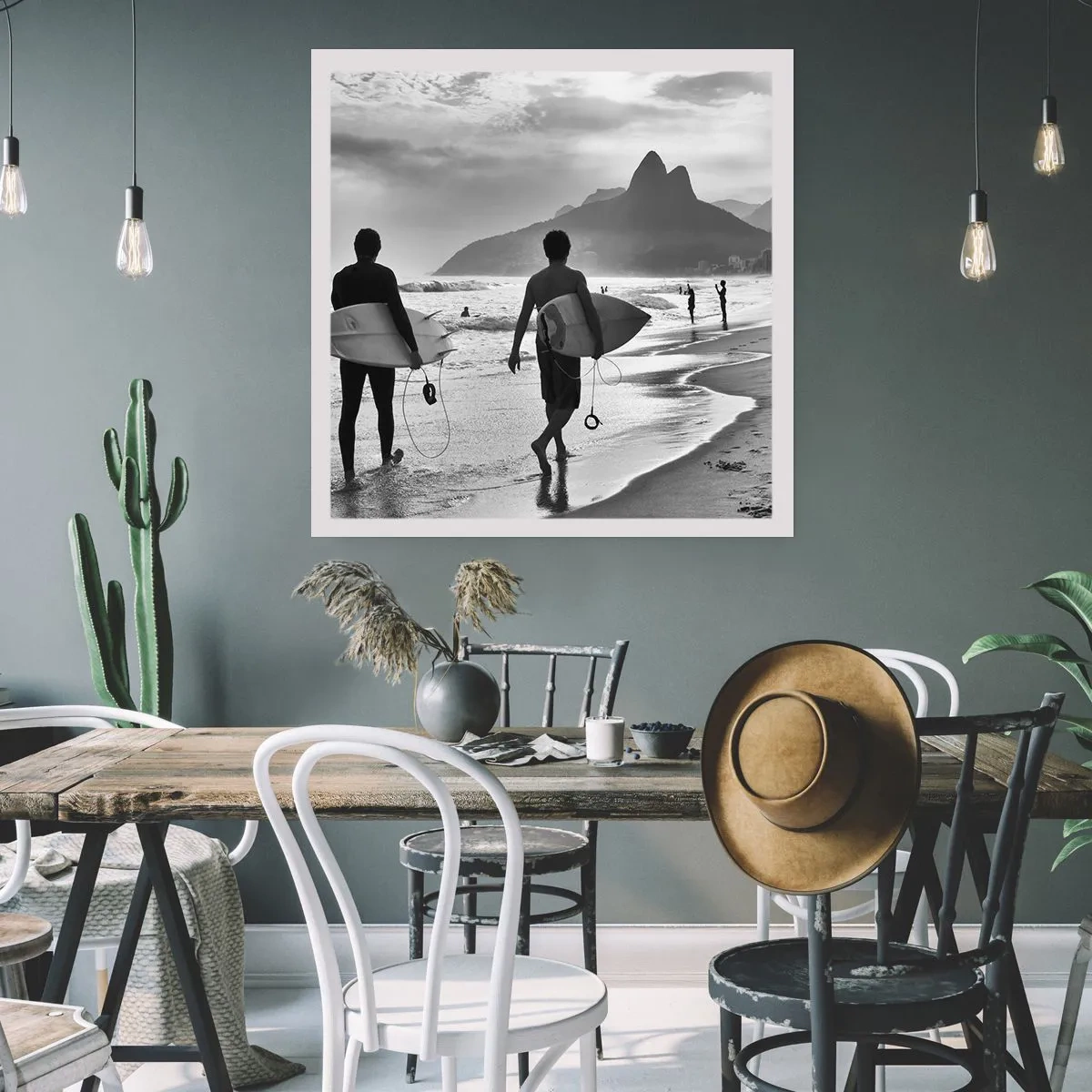 Poster - Single-Wave-Samba - 50x50 cm