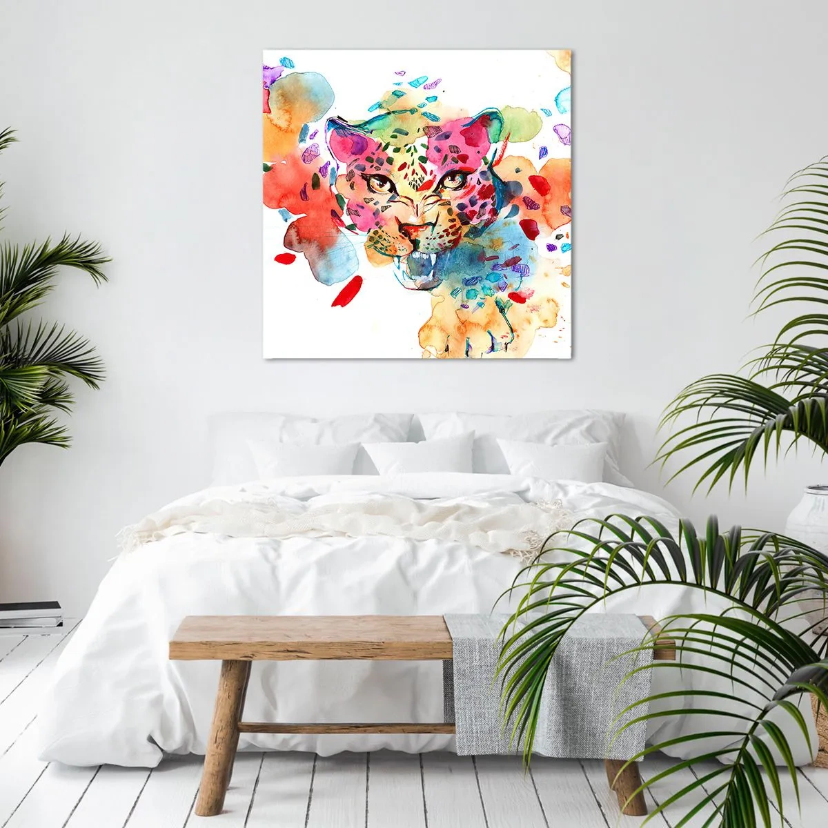 Bild auf Leinwand - Leinwandbild - Die Schöne und das Biest - 30x30 cm