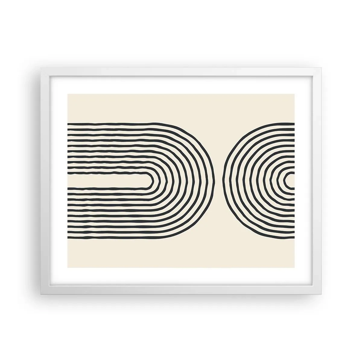 Poster in einem weißen Rahmen - In einem Moment ... - 50x40 cm