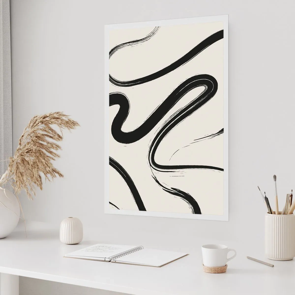 Poster - Schwarz-Weiß-Laune - 30x40 cm